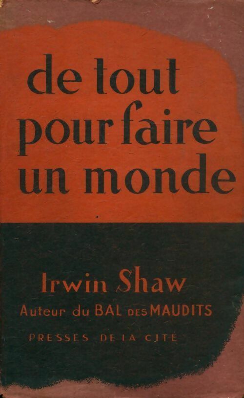 Livrenpoche : De tout pour faire un monde - Irwin Shaw - Livre