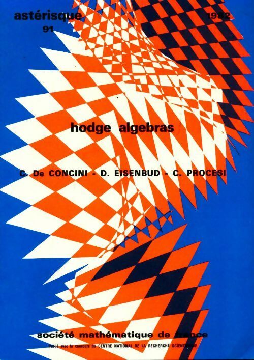 Livrenpoche : Hodge algebras - Collectif - Livre