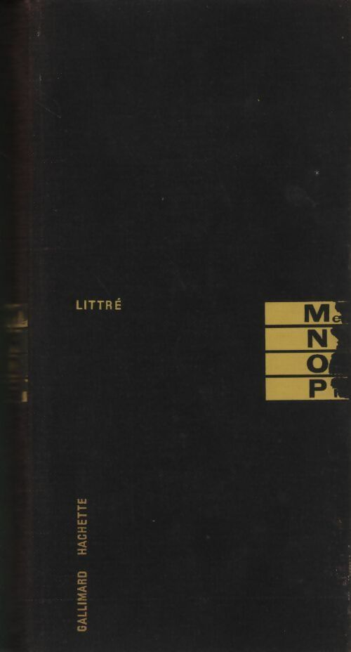 Livrenpoche : Dictionnaire de la langue française Tome V : Me à Pl - Emile Littré - Livre