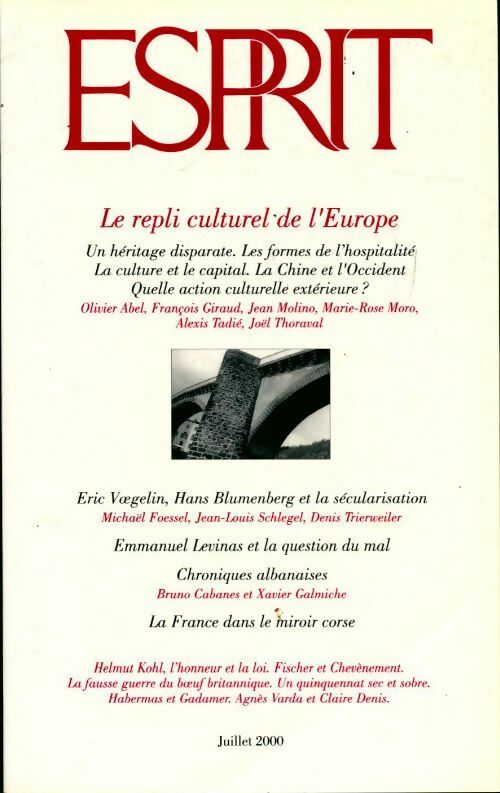 Livrenpoche : Esprit n°265 : le repli culturel de l'Europe - Collectif - Livre