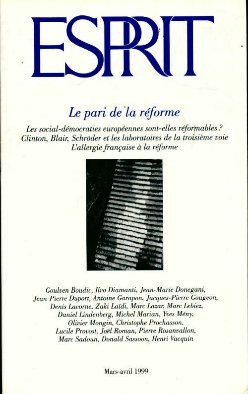 Livrenpoche : Esprit n°251 : le pari de la réforme - Collectif - Livre