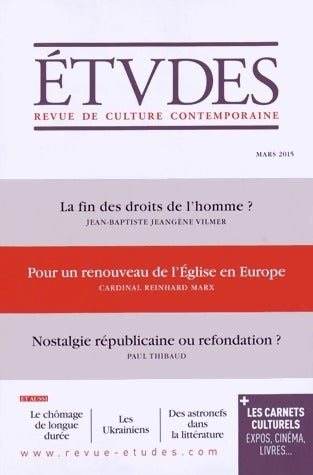 Livrenpoche : Etudes n°4214 - Collectif - Livre
