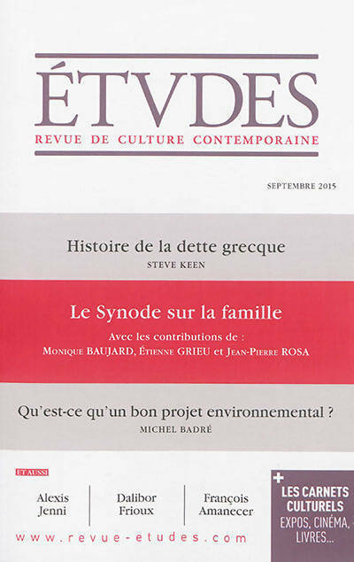 Livrenpoche : Etudes n°4119 - Collectif - Livre