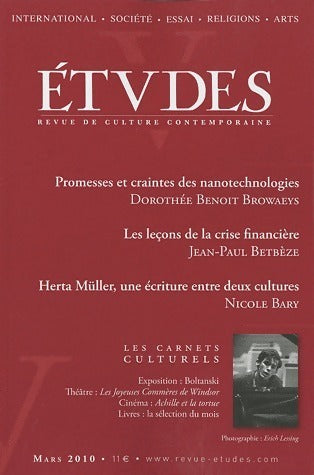 Livrenpoche : Études n°412-3 - Collectif - Livre