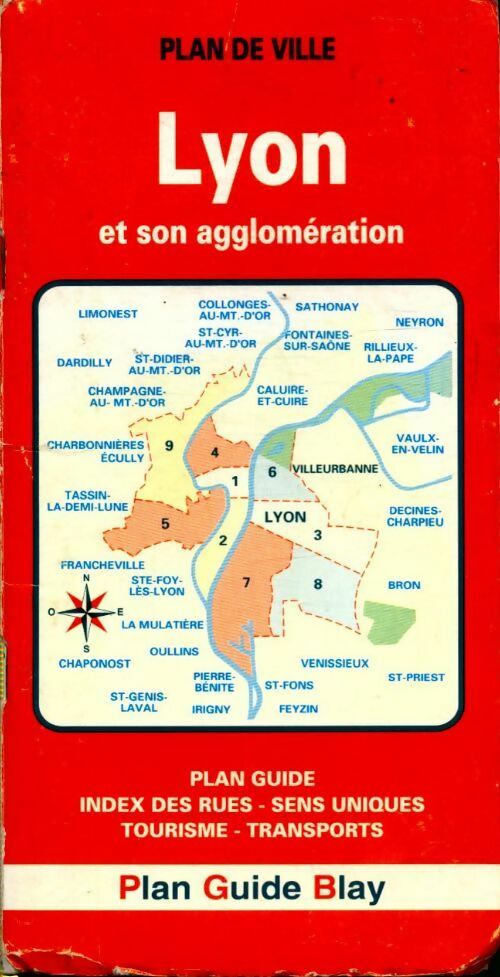 Lyon et son agglomération - Inconnu -  Blay Foldex GF - Livre