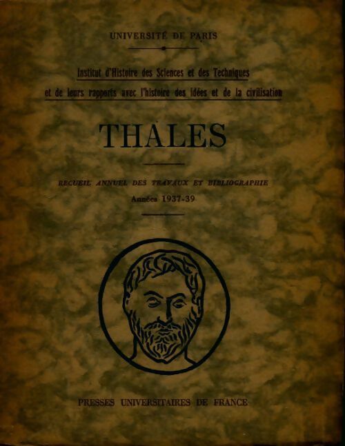 Livrenpoche : Thalès Tome IV - Collectif - Livre