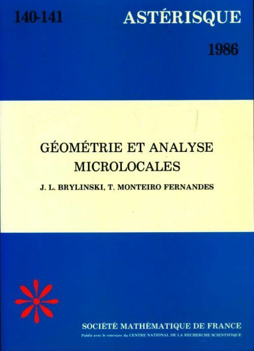 Livrenpoche : Géométrie et analyse microlocales - Collectif - Livre