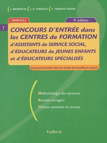 Livrenpoche : Concours d'entrée dans les centres de formation d'assistants de service social... - Collectif - Livre