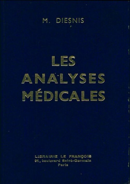 Livrenpoche : Les analyses médicales - M. Diesnis - Livre
