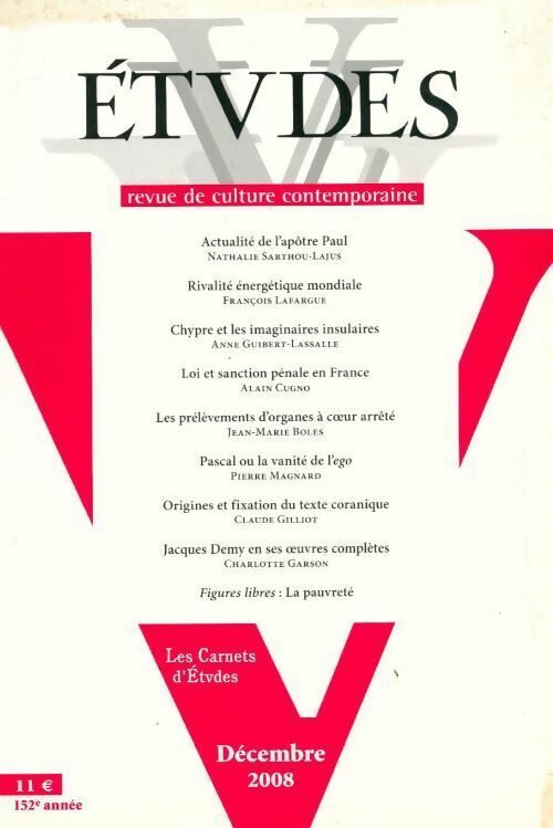 Livrenpoche : Etudes n°409-6 - Collectif - Livre