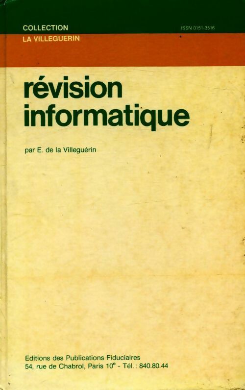 Livrenpoche : Révision informatique - Villeguerin Erik De La - Livre