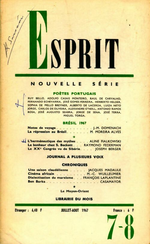 Livrenpoche : Esprit n°362 - Collectif - Livre