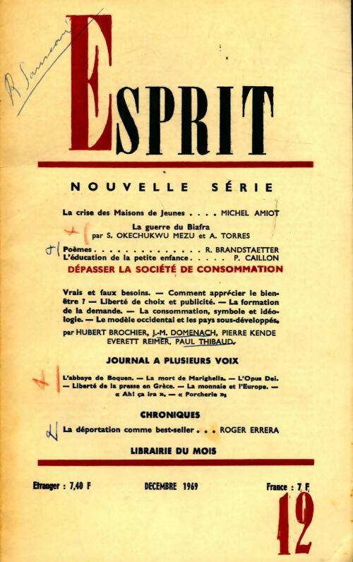 Livrenpoche : Esprit n°387 - Collectif - Livre