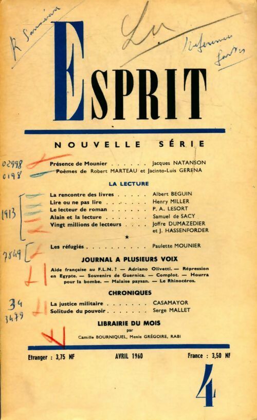 Livrenpoche : Esprit n°283 - Collectif - Livre