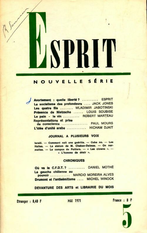 Livrenpoche : Esprit n°403 - Collectif - Livre