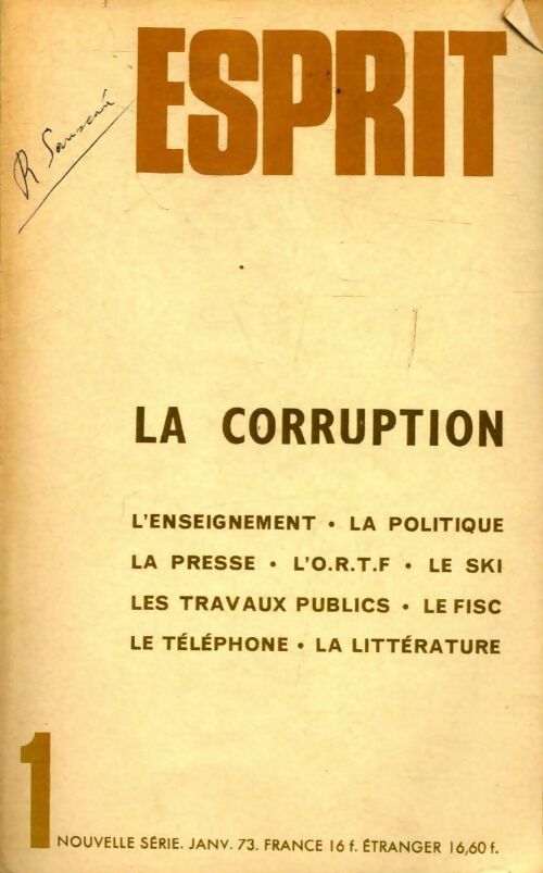 Livrenpoche : Esprit n°420 : La corruption - Collectif - Livre