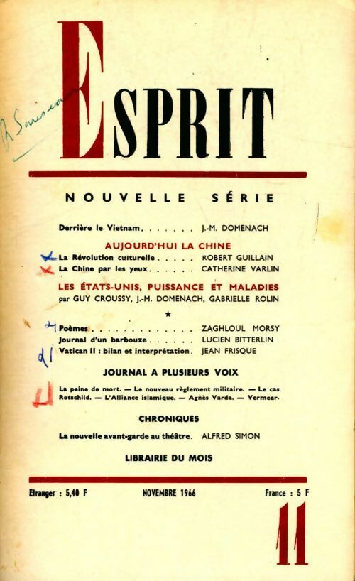 Livrenpoche : Esprit n°354 - Collectif - Livre