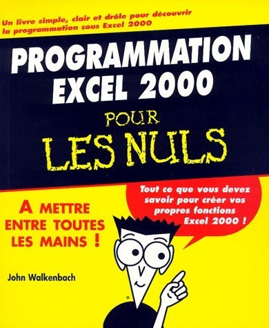 Livrenpoche : Programmation excel 2000 pour les nuls - John Walkenbach - Livre