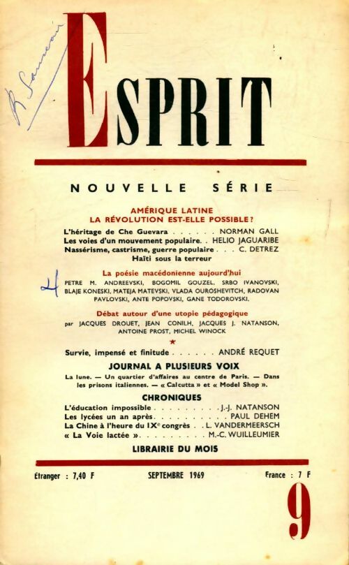 Livrenpoche : Esprit n°384 : Amérique Latine la révolution est-elle possible? - Collectif - Livre