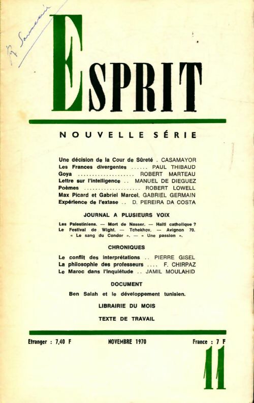Livrenpoche : Esprit n°397 - Collectif - Livre