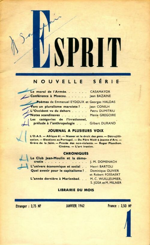 Livrenpoche : Esprit n°302 - Collectif - Livre