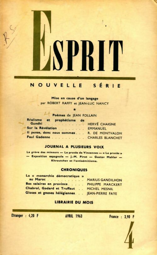 Livrenpoche : Esprit n°316 - Collectif - Livre