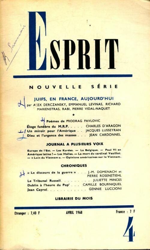 Livrenpoche : Esprit n°370 - Collectif - Livre