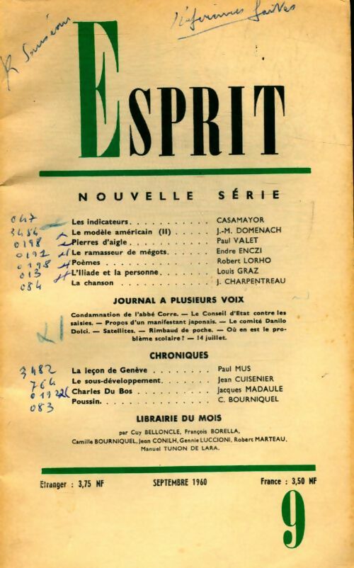Livrenpoche : Esprit n°287 - Collectif - Livre