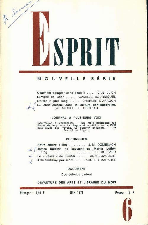 Livrenpoche : Esprit n°404 - Collectif - Livre