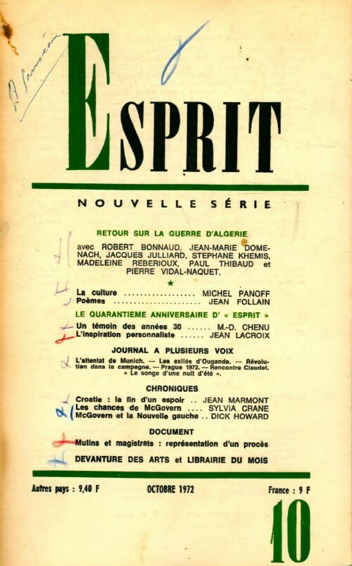 Livrenpoche : Esprit n°417 - Collectif - Livre