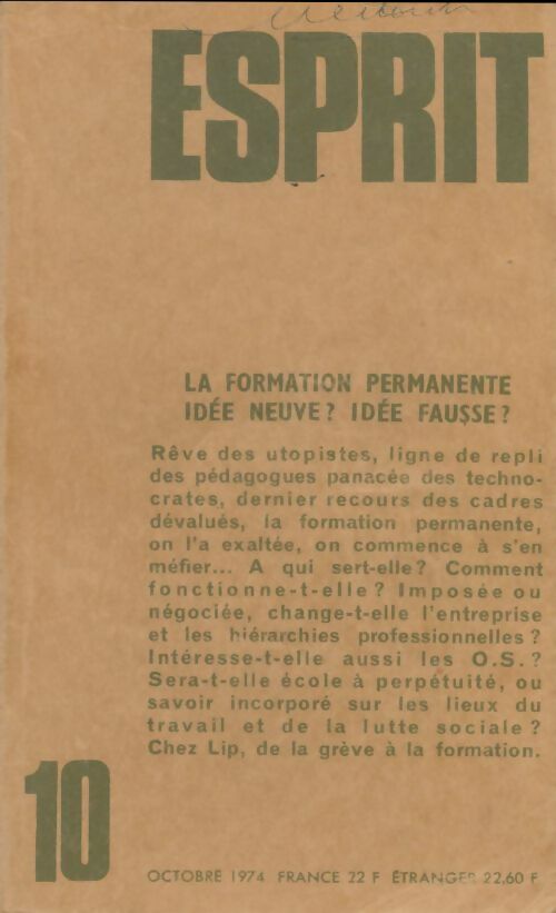 Livrenpoche : Esprit n°439 - Collectif - Livre