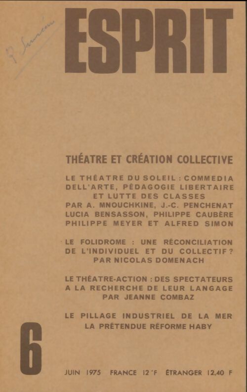 Livrenpoche : Esprit n°447 - Collectif - Livre
