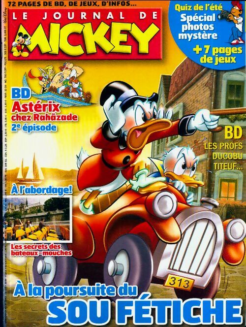 Livrenpoche : Le journal de Mickey n°2983 : A la poursuite du sou fétiche - Collectif - Livre