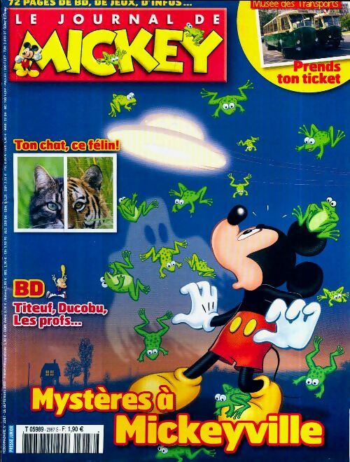 Livrenpoche : Le journal de Mickey n°2987 : Mystères à Mickeyville - Collectif - Livre