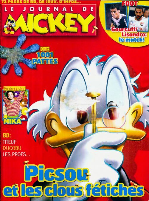 Livrenpoche : Le journal de Mickey n°2988 : Picsou et les clous fétiches - Collectif - Livre