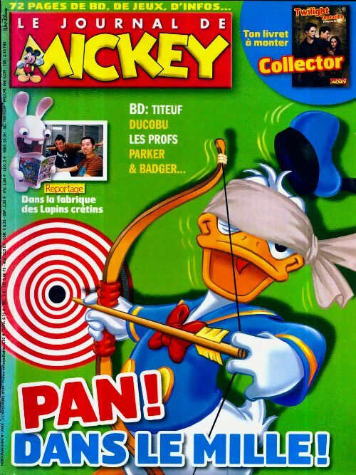 Livrenpoche : Le journal de Mickey n°2995 : Pan ! Dans le mille ! - Collectif - Livre