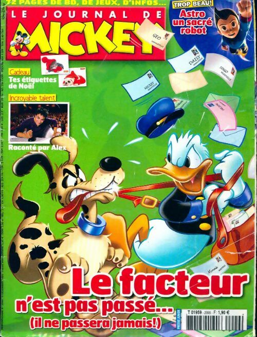 Livrenpoche : Le journal de Mickey n°2999 : Le facteur n'est pas passé... - Collectif - Livre