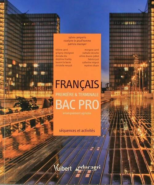 Livrenpoche : Français 1ère & Terminale bac pro enseignement agricole. Séquences et activités - Sylvie Campario - Livre