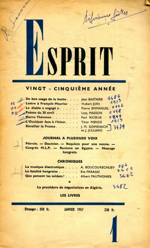 Livrenpoche : Esprit n°246 - Collectif - Livre