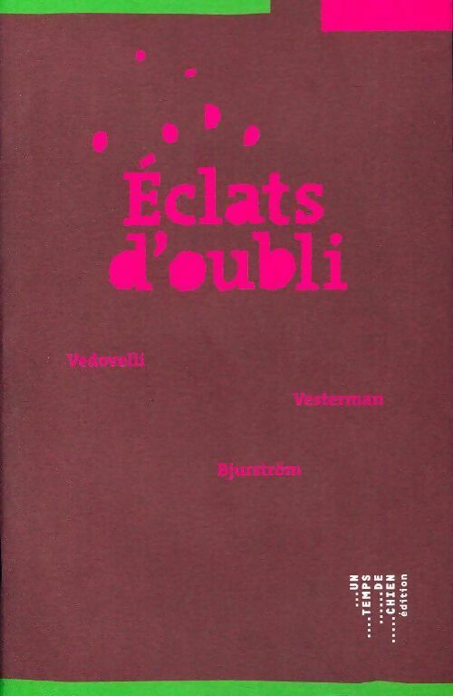 Livrenpoche : Eclats d'oubli - Collectif - Livre
