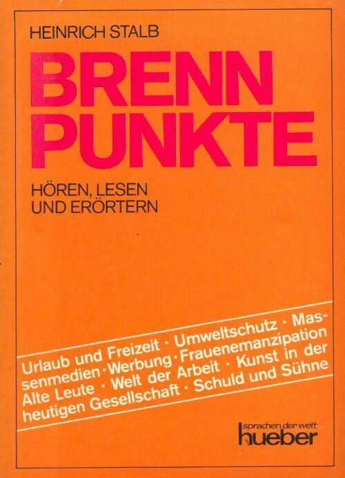 Livrenpoche : Brennpunkte - Heinrich Stalb - Livre