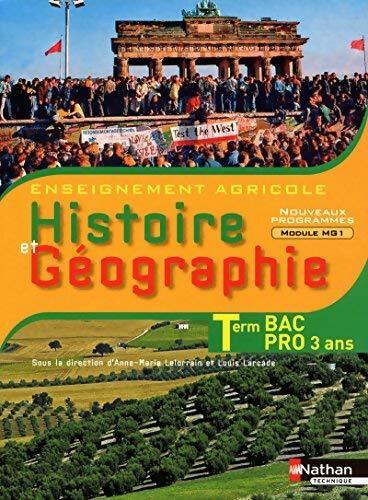 Livrenpoche : Histoire et géographie Terminale BAC Pro - Collectif - Livre