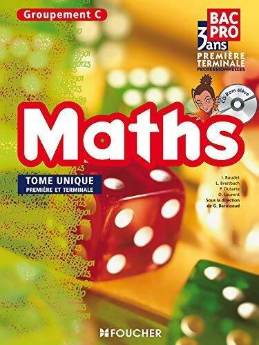Livrenpoche : Mathématiques groupement C BAC Pro première et terminale - Collectif - Livre