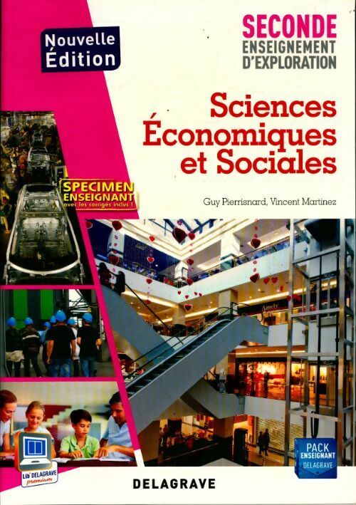 Livrenpoche : Sciences économiques et sociales Seconde - Guy Pierrisnard - Livre