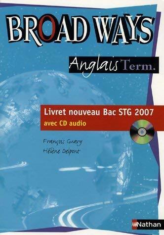 Livrenpoche : Broad ways livret nouveau BAC STG  - Collectif - Livre