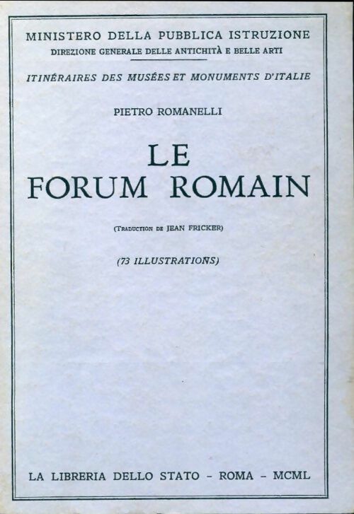 Livrenpoche : Le forum romain - Pietro Romanelli - Livre