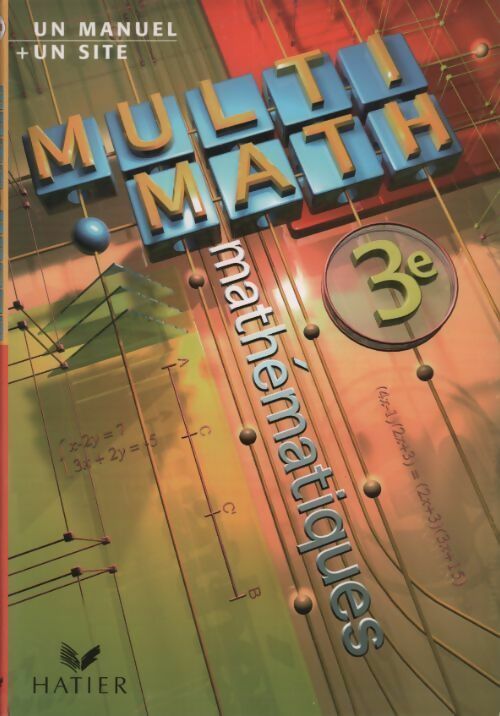 Livrenpoche : Multimath 3e - Collectif - Livre