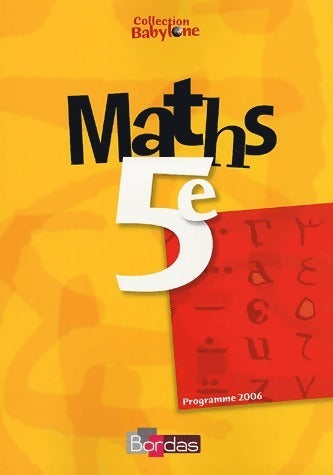Livrenpoche : Maths 5e 2006 - Martine Lewillion-Lizambert - Livre