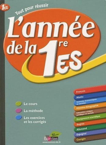 Livrenpoche : L'année de la 1ère ES - Sophie Pailloux-Riggi - Livre