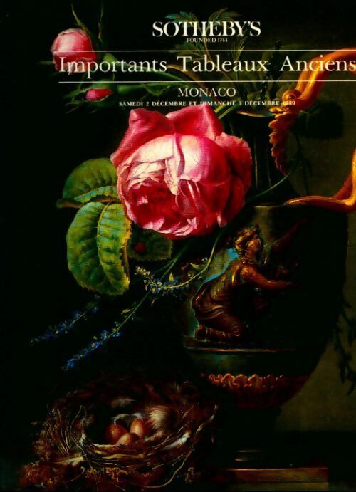 Livrenpoche : Importants tableaux anciens 1989 - Collectif - Livre